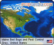 Maine Bed Bugs and Pest Control satellite map