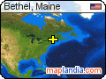 Bethel, Maine satellite map