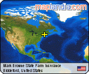 Mark Browne State Farm Insurance satellite map