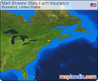Mark Browne State Farm Insurance satellite map