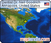 Dentist Dr. Neil Goodrich satellite map
