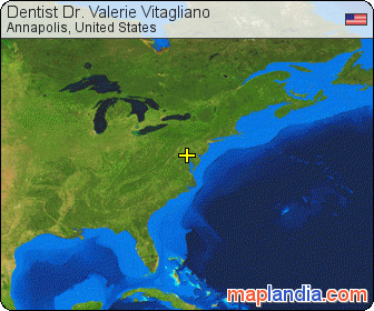 Dentist Dr. Valerie Vitagliano satellite map