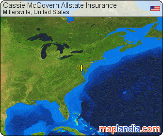Cassie McGovern Allstate Insurance satellite map
