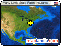 Marty Lewis State Farm Insurance satellite map