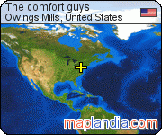 The comfort guys satellite map