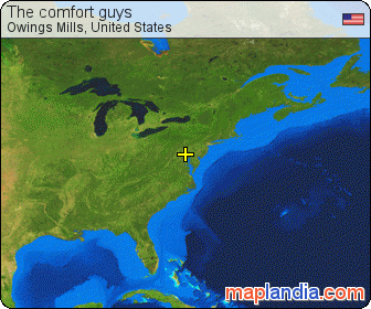 The comfort guys satellite map