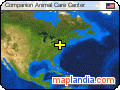 Companion Animal Care Center satellite map