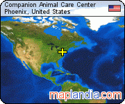 Companion Animal Care Center satellite map
