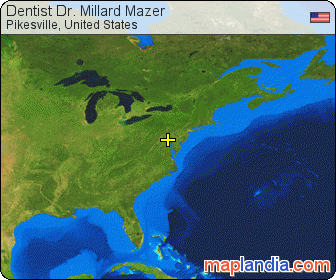 Dentist Dr. Millard Mazer satellite map