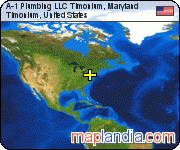 A-1 Plumbing LLC Timonium, Maryland satellite map