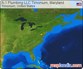 A-1 Plumbing LLC Timonium, Maryland satellite map