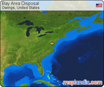 Bay Area Disposal satellite map