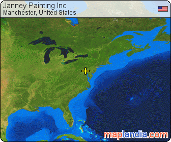 Janney Painting Inc satellite map