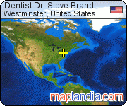 Dentist Dr. Steve Brand satellite map