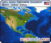 Larry Jones Nationwide Insurance satellite map