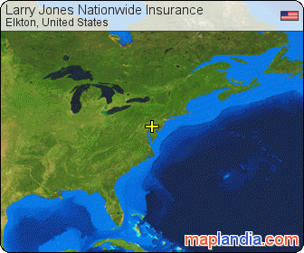 Larry Jones Nationwide Insurance satellite map