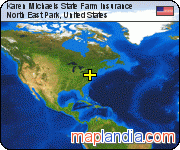 Karen Michaels State Farm Insurance satellite map