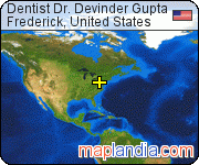 Dentist Dr. Devinder Gupta satellite map
