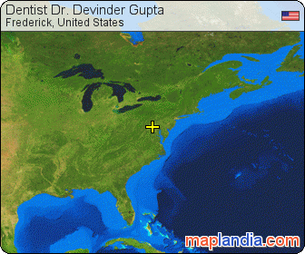 Dentist Dr. Devinder Gupta satellite map