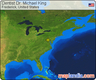 Dentist Dr. Michael King satellite map