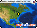 House Cleaning & Maid Service MD satellite map