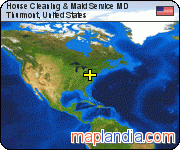 House Cleaning & Maid Service MD satellite map