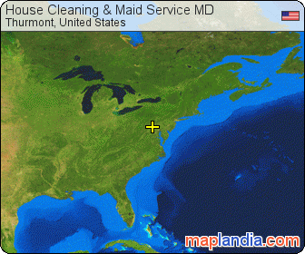 House Cleaning & Maid Service MD satellite map