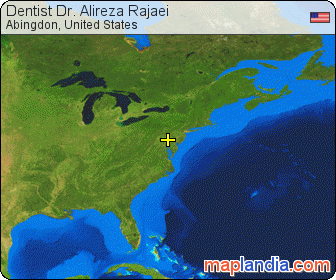 Dentist Dr. Alireza Rajaei satellite map