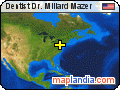 Dentist Dr. Millard Mazer satellite map