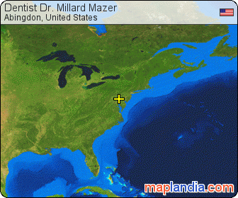 Dentist Dr. Millard Mazer satellite map