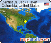 Dentist Dr. Jack Hilbert satellite map