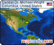 Dentist Dr. Michael Wright satellite map