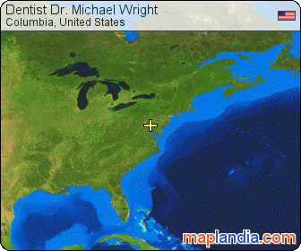 Dentist Dr. Michael Wright satellite map