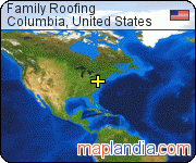 Family Roofing satellite map