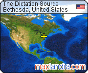 The Dictation Source satellite map