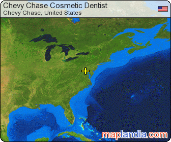Chevy Chase Cosmetic Dentist satellite map