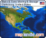Blake & Sons Moving & Storage  satellite map