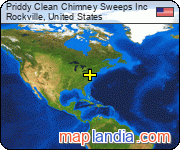 Priddy Clean Chimney Sweeps Inc satellite map