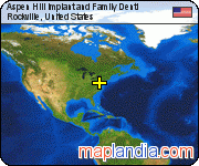 Aspen Hill Implant and Family Denti satellite map