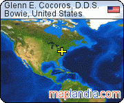 Glenn E. Cocoros, D.D.S. satellite map