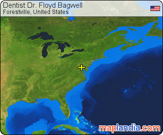 Dentist Dr. Floyd Bagwell satellite map