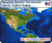 Hawkins Electric Service Inc. satellite map