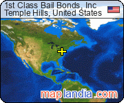 1st Class Bail Bonds, Inc satellite map