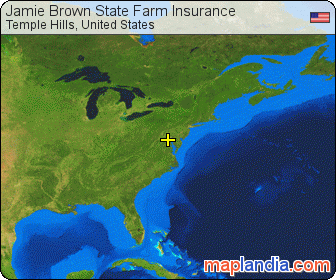 Jamie Brown State Farm Insurance satellite map