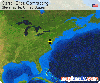 Carroll Bros Contracting satellite map
