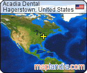 Acadia Dental satellite map