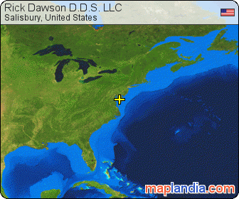 Rick Dawson D.D.S. LLC satellite map