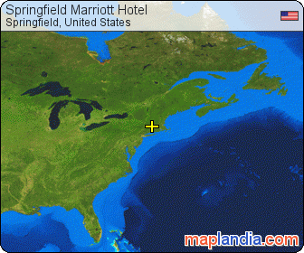 Springfield Marriott Hotel satellite map