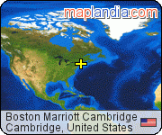 Boston Marriott Cambridge satellite map