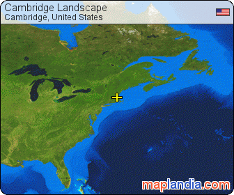 Cambridge Landscape satellite map